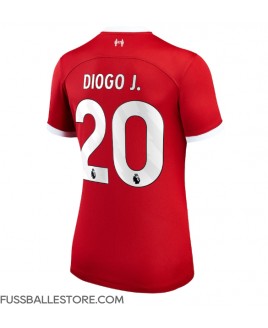 Günstige Liverpool Diogo Jota #20 Heimtrikot Damen 2023-24 Kurzarm